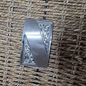 Western Cowboy sliver belt buckle